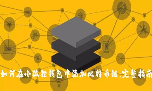 如何在小狐狸钱包中添加比特币链：完整指南