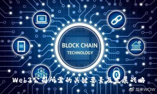 Web3公司所需的关键要素及发展战略