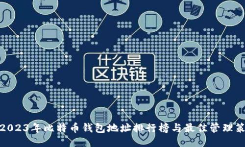 : 2023年比特币钱包地址排行榜与最佳管理策略