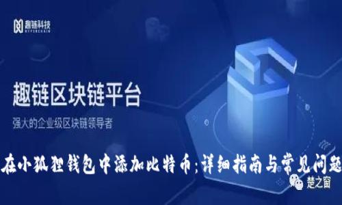 如何在小狐狸钱包中添加比特币:详细指南与常见问题解答